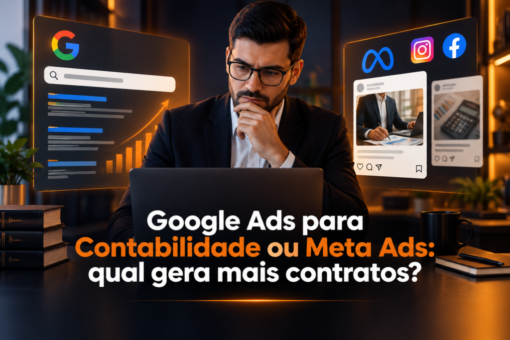 Google Ads para Contabilidade ou Meta Ads: qual gera mais contratos?