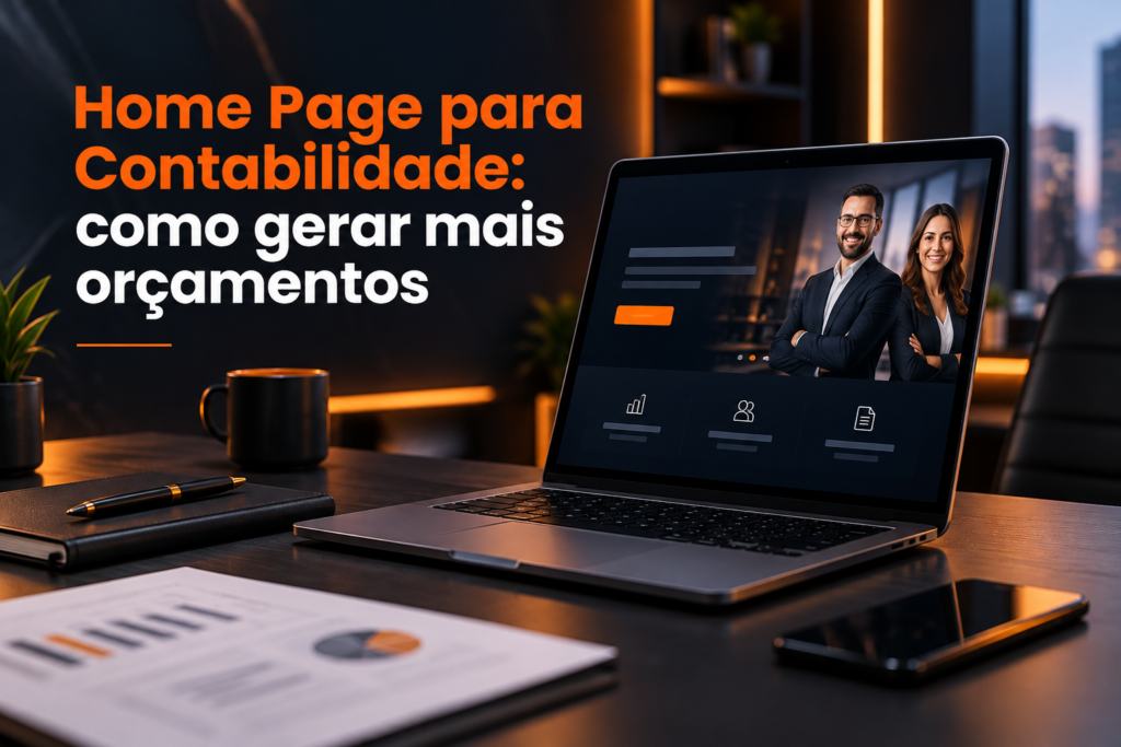 Home Page para Contabilidade: como gerar mais orçamentos