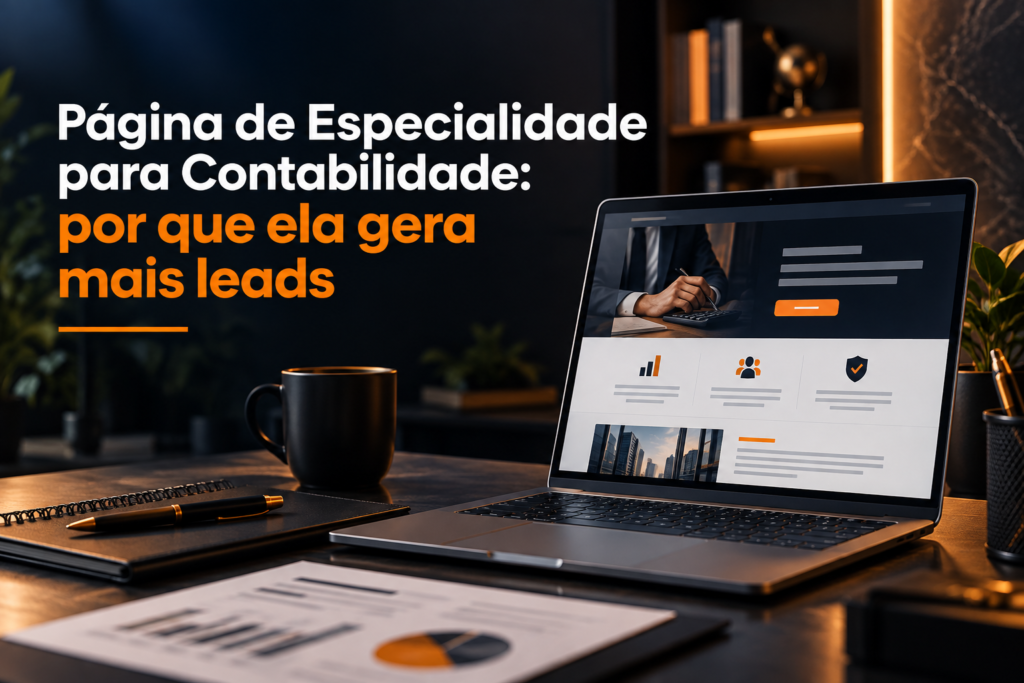 Página de Especialidade para Contabilidade: por que ela gera mais leads